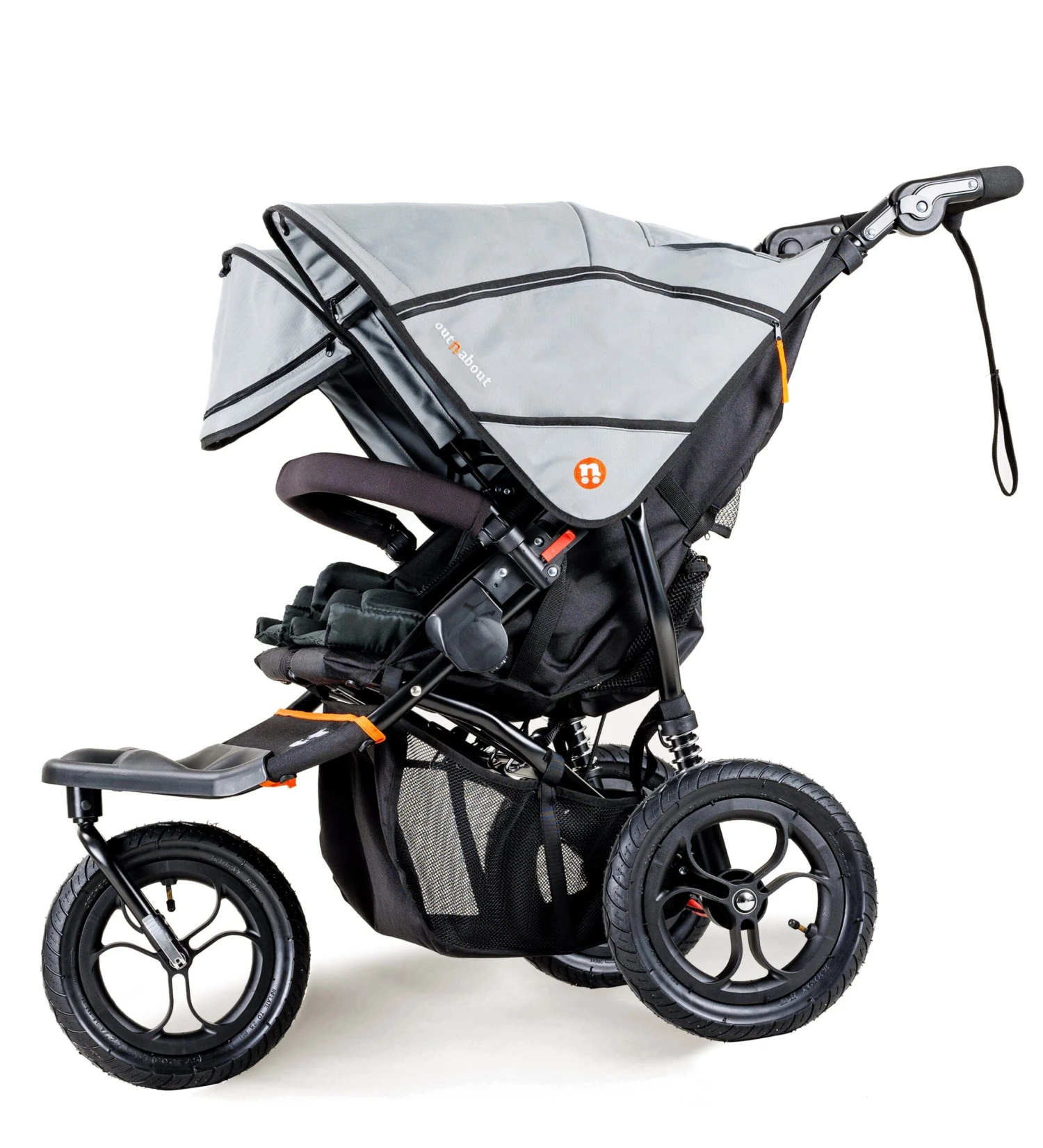 Out'n'About Out n About Nipper V5 Double Pushchair - Rocksalt Grey Out'n'About Out N About Nipper V5 Double Pushchair - Rocksalt Grey -Push Chair Expert Sales out n about nipper double v5 nipper v5 double pushchair free rain cover basket 45178289553722 scaled