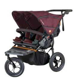 Out'n'About Out N About Nipper V5 Double Pushchair - Brambleberry Red
