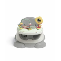 Mamas & Papas Mamas & Papas Baby Bug 3-in-1 Floor & Booster Seat With Activity Tray - Pebble Grey