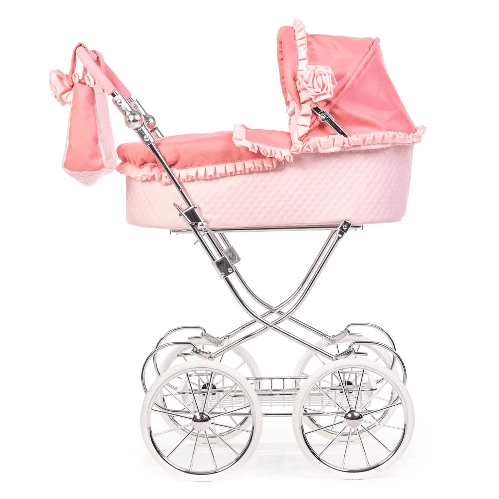 Roma Roma Annie Amy Childs Children's Dolls Pram – Pink Roma Roma Annie Amy Childs Children's Dolls Pram – Pink -Push Chair Expert Sales roma annie dolls pram pink