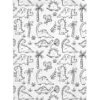 Callowesse Callowesse Soft Foam Baby Changing Mat - Dino Sketch