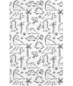 Callowesse Callowesse Soft Foam Baby Changing Mat - Dino Sketch