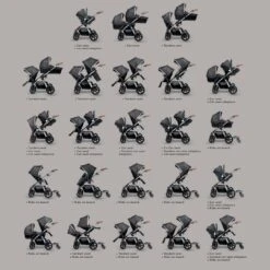 Silver Cross Silver Cross Wave 3 Single To Double Pushchair Bundle - Onyx -Push Chair Expert Sales silver cross wave configurations lifestyle 2 d8002159 fd12 4fe1 b0ea eda6237c6356 5