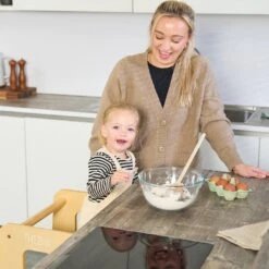 Tutti Bambini Tutti Bambini Helping Hands Montessori Toddler Learning Tower - Natural 5 Tutti Bambini Tutti Bambini Helping Hands Montessori Toddler Learning Tower - Natural -Push Chair Expert Sales tutti bambini helping hands montessori toddler lifestyle 6