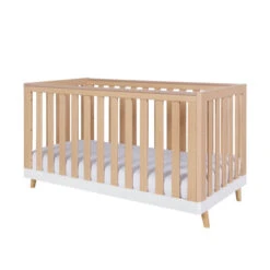 Tutti Bambini Tutti Bambini Hygge Cot Bed - White/Light Oak