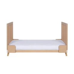 Tutti Bambini Tutti Bambini Hygge Cot Bed - White/Light Oak -Push Chair Expert Sales tutti bambini hygge 3 piece room set white light oak 5 52249.1705406771 1