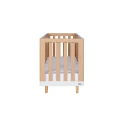 Tutti Bambini Tutti Bambini Hygge Mini 2 Piece Nursery Furniture Set With Cot Bed And Dresser - White/Light Oak -Push Chair Expert Sales tutti bambini hygge mini cot bed white light oak 4 90247.1705337711