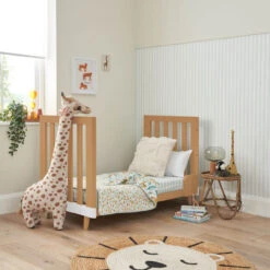 Tutti Bambini Tutti Bambini Hygge Mini 2 Piece Nursery Furniture Set With Cot Bed And Dresser - White/Light Oak -Push Chair Expert Sales tutti bambini hygge mini cot bed white light oak 9 04404.1705337711