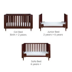 Tutti Bambini Tutti Bambini Japandi 2 Piece Nursery Furniture Set With Cot Bed & Dresser - Warm Walnut -Push Chair Expert Sales tutti bambini japandi 3 piece room set warm walnut 7 98301.1705925716 2