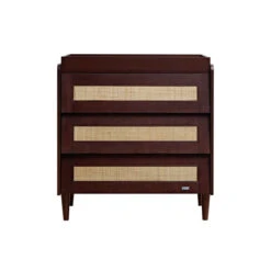 Tutti Bambini Tutti Bambini Japandi Mini 3 Piece Nursery Furniture Set With Cot Bed, Dresser And Wardrobe - Warm Walnut -Push Chair Expert Sales tutti bambini japandi 3 piece room set warm walnut 8 05522.1705925715 2