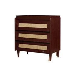 Tutti Bambini Tutti Bambini Japandi Dresser / Chest Changer - Warm Walnut