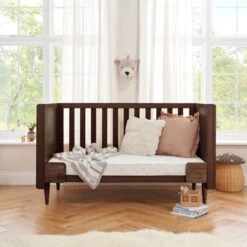 Tutti Bambini Tutti Bambini Japandi 2 Piece Nursery Furniture Set With Cot Bed & Dresser - Warm Walnut -Push Chair Expert Sales tutti bambini japandi cot bed warm walnut 12 43616.1705925716 3