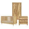 Tutti Bambini Tutti Bambini Japandi Mini 3 Piece Nursery Furniture Set With Cot Bed, Dresser And Wardrobe - Light Oak 1 Tutti Bambini Tutti Bambini Japandi Mini 3 Piece Nursery Furniture Set With Cot Bed, Dresser And Wardrobe - Light Oak -Push Chair Expert Sales tutti bambini japandi mini 3 piece room set light oak 2 37285.1730720645