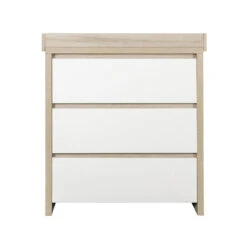 Tutti Bambini Tutti Bambini Modena Chest Changer / Dresser - White & Oak -Push Chair Expert Sales tutti bambini modena chest changer top front 39124.1696582813