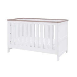 Tutti Bambini Tutti Bambini Verona 3 Piece Nursery Furniture Set With Cot Bed, Dresser And Wardrobe - White / Oak -Push Chair Expert Sales tutti bambini verona cot bed white oak 15 92781.1619780270 1