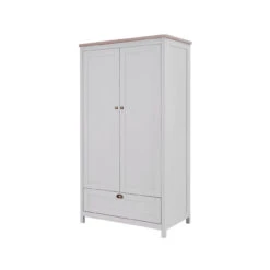 Tutti Bambini Tutti Bambini Verona Wardrobe - Dove Grey / Oak