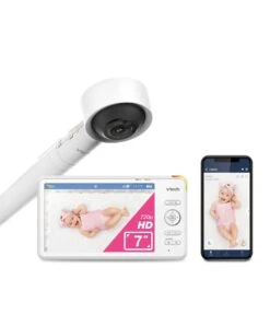 VTech VTech RM7787HD 7″ Over-The-Crib Smart HD Video Baby Monitor
