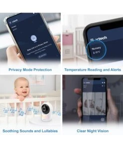 VTech VTech RM9761 Smart Wi-Fi Video Baby Monitor -Push Chair Expert Sales vtech baby monitors vtech rm9761 wi fi 1080p smart baby cam white 61797075190097 1024x1024 2x 72c54b8a 614c 4a6d aca3 515fe44aeb2f