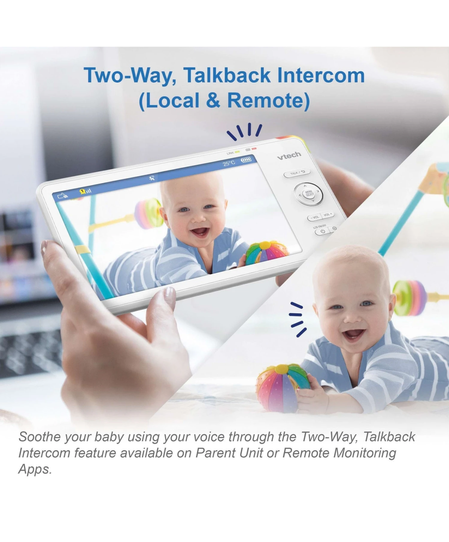 VTech VTech RM7766HD 7" Smart Pan & Tilt Baby Monitor VTech VTech RM7766HD 7" Smart Pan & Tilt Baby Monitor -Push Chair Expert Sales vtech vtech rm7766hd 7 smart pan tilt monitor in white 34331669332133 1024x1024 2x ef6f9bc4 2fcd 449b 96b9 2bbd07154819