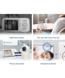 VTech VTech VM3263 2.8" Digital Video Baby Monitor -Push Chair Expert Sales vtech vtech vm3263 2 8 video monitor with night light in white 34331539538085 1024x1024 2x a854ba6a 3b47 451a b530 7c942867b009