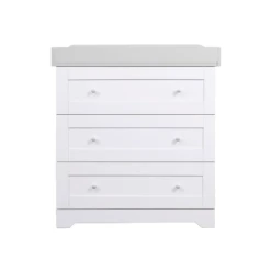 Tutti Bambini Tutti Bambini Rio Nursery Dresser / Chest Changer - White / Dove Grey